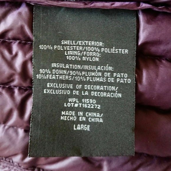 32 Degrees DOWN Puffer Vest  Weatherproof Womens - Picture 4 of 4